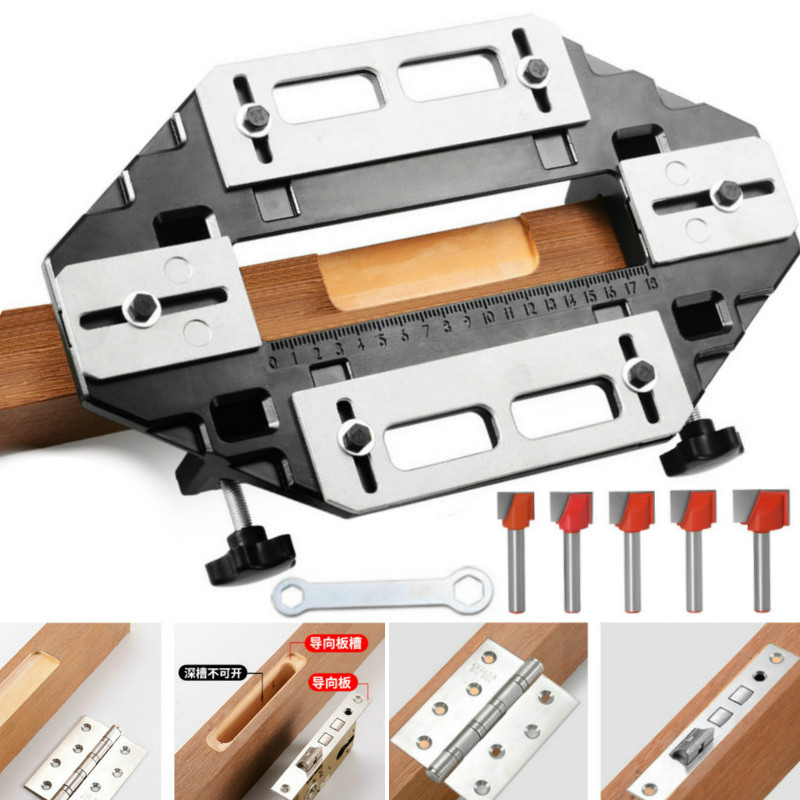 Dowel Jig Kit - جديد النجارة الشق محدد مع راوتر