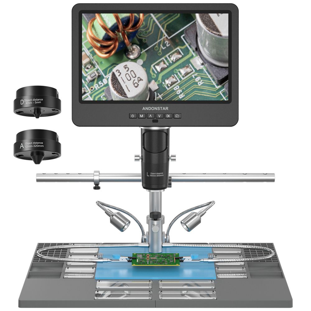 Tools For Electronic Workshop - Andonstar ثلاثي العينيات HDMI USB مجهر
