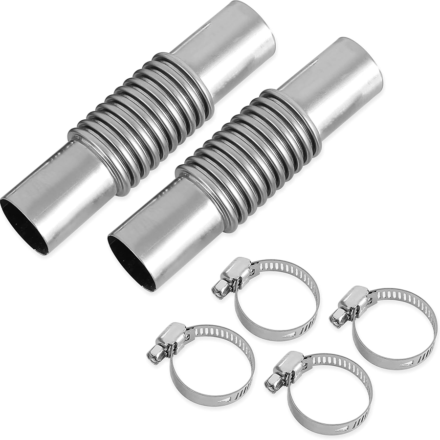 Pipe Clamp Bar - زوج من موصلات أنابيب العادم الفولاذية