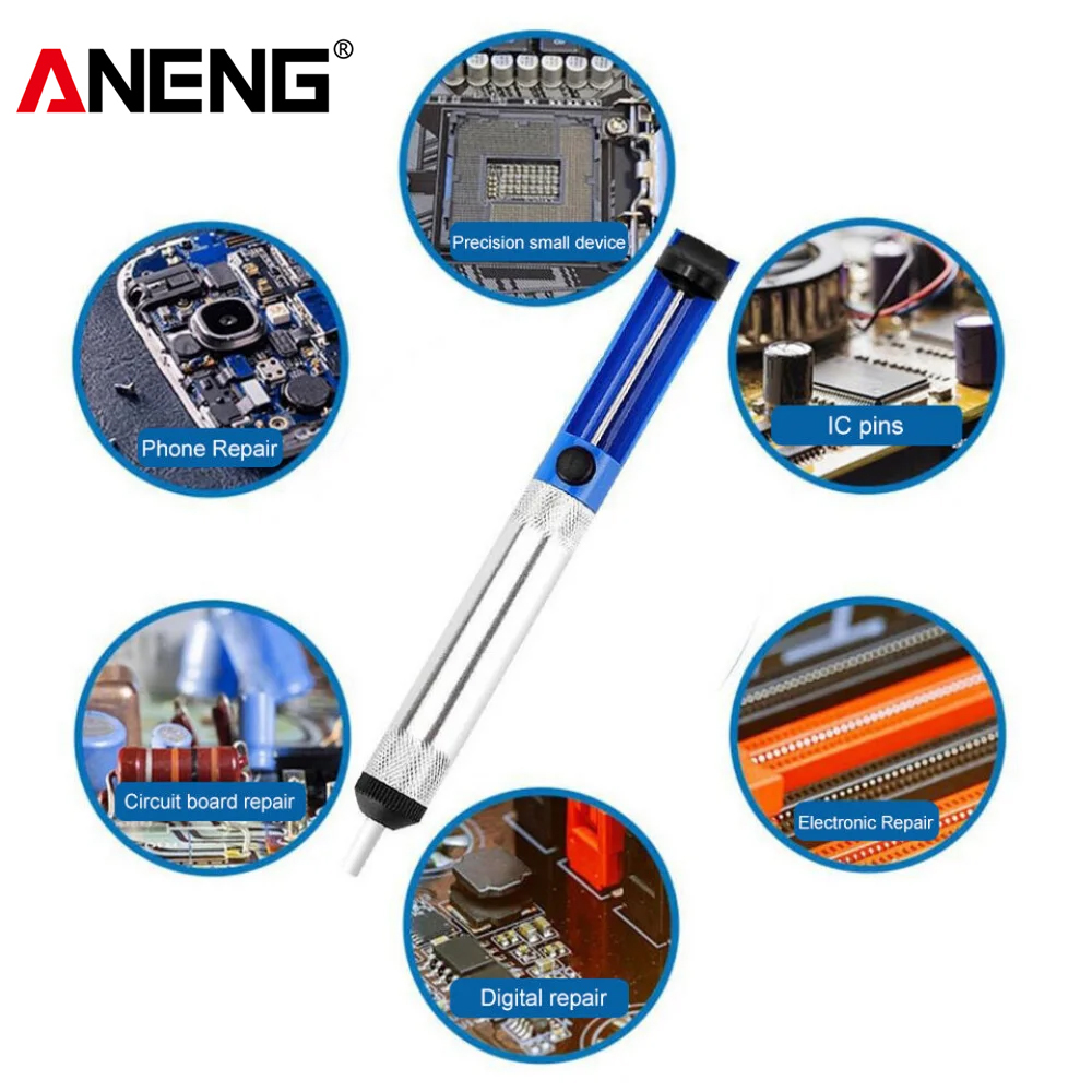 Tools For Electronic Workshop - ANENG ديسولديرينغ مضخة الحديد ديسولدر لحام