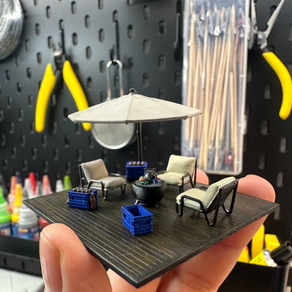 Workshop Tools Toy - ديوراما 1/64 نموذج مشهد مصغر لتراس
