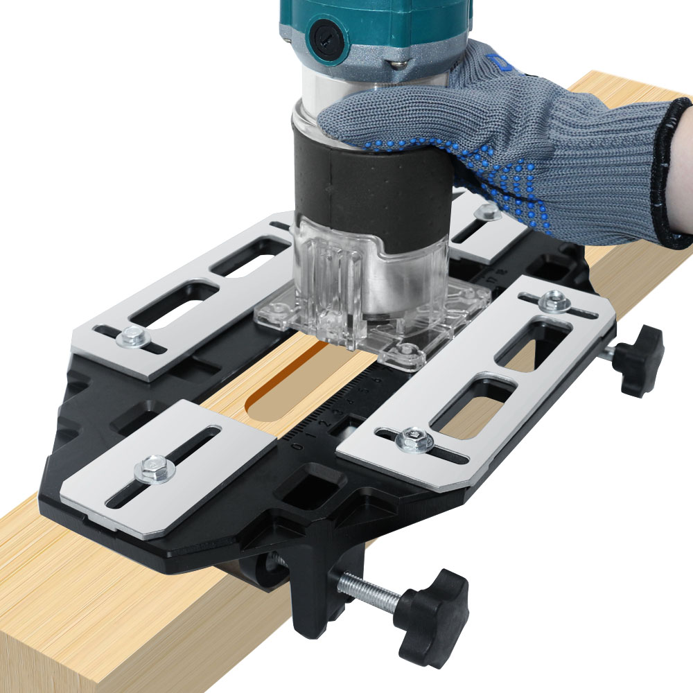 جديد النجارة الشق محدد مع راوت - مراجعة Dowel Jig Kit وسعره