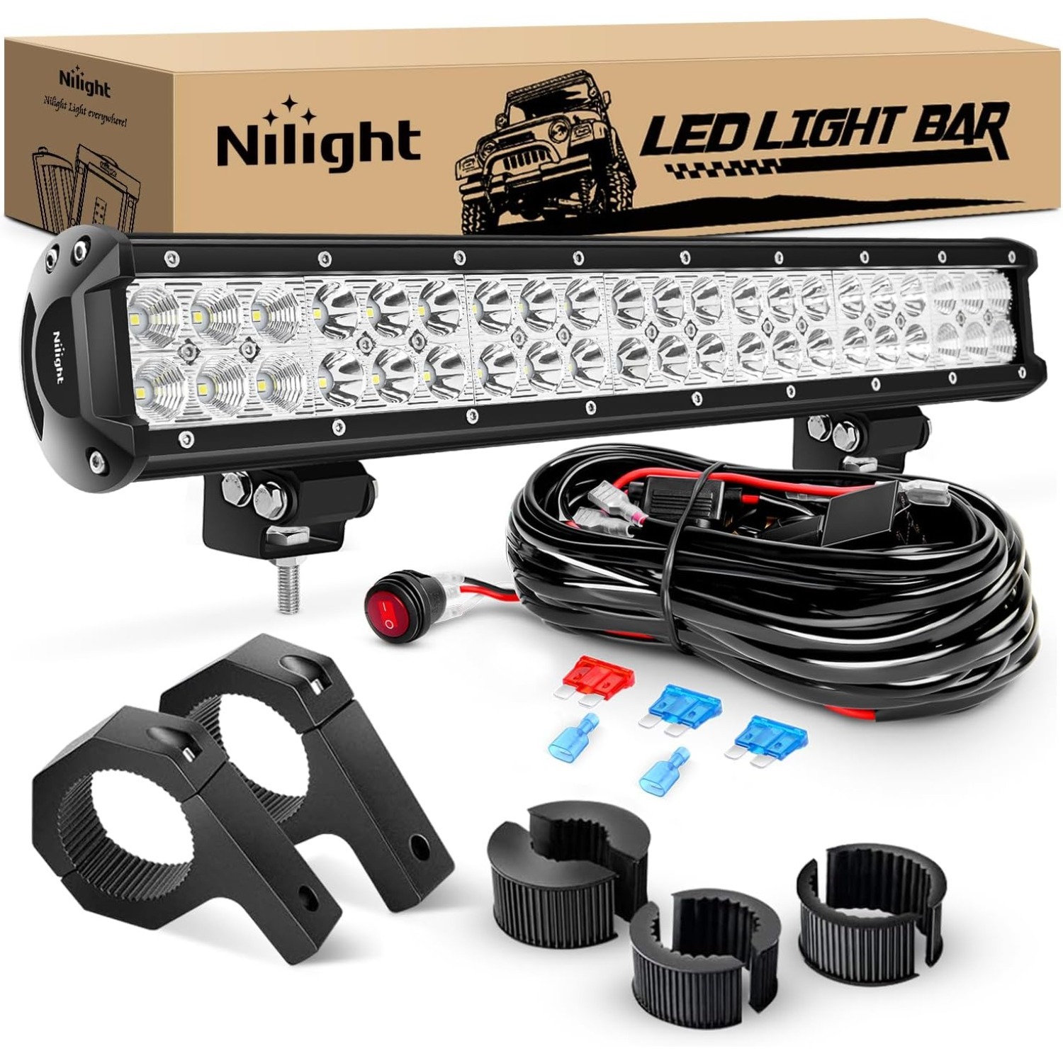 شريط إضاءة LED من نيلايت بطول  - مراجعة Pipe Clamp Bar وسعره