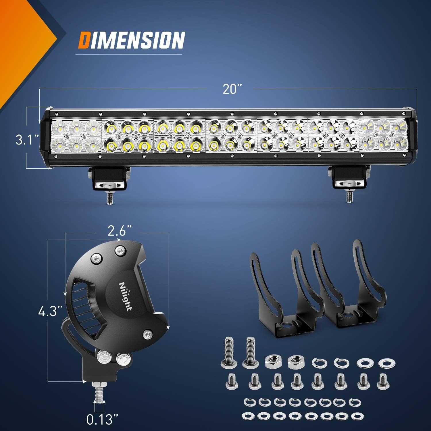 شريط إضاءة LED من نيلايت بطول  - مراجعة Pipe Clamp Bar وسعره