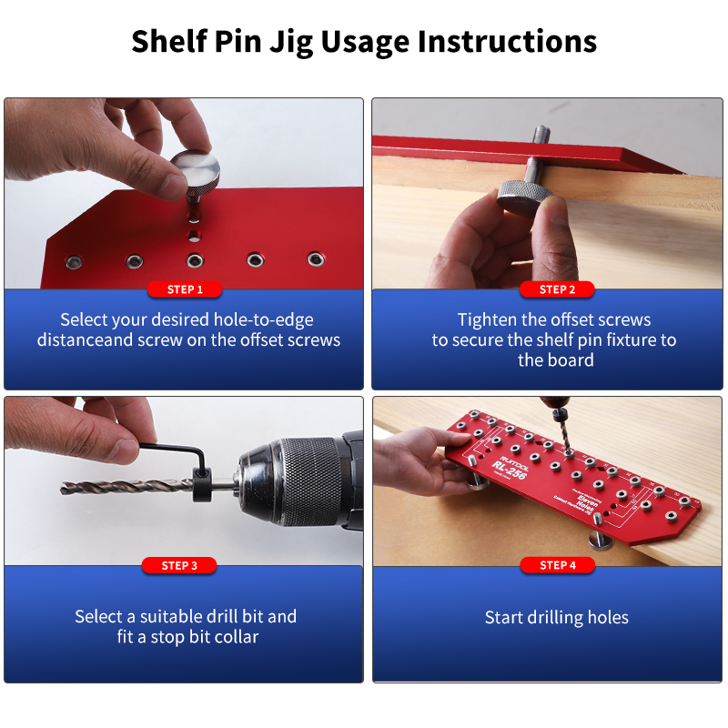 مجموعة أدوات ربط دبوس الرف من  - مراجعة Dowel Jig Kit وسعره