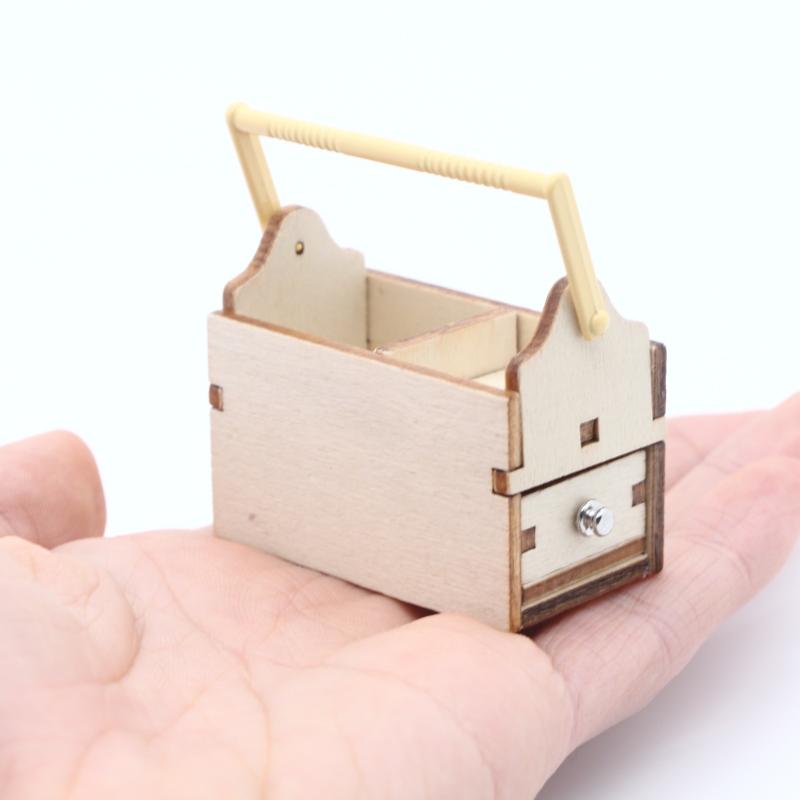 【BS】صندوق أدوات خشبي مصغر بمقي - مراجعة Workshop Tools Toy وسعره