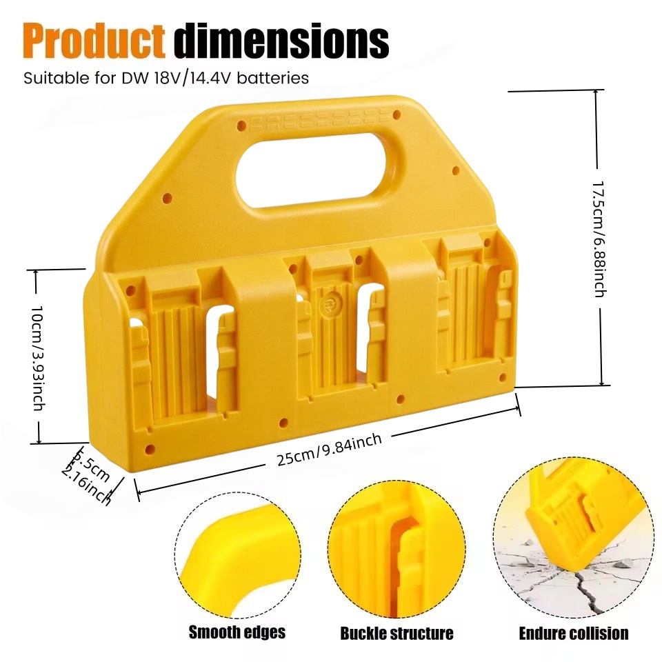 حامل تخزين بطارية ديوالت 18 فو - مراجعة Tools In Electrical Workshop وسعره