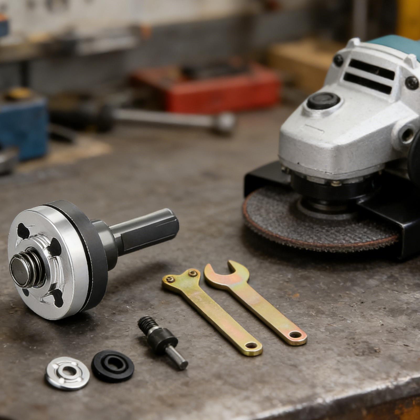 طقم مفتاح ربط لجهاز الجلخ الزا - مراجعة Tools In Electrical Workshop وسعره