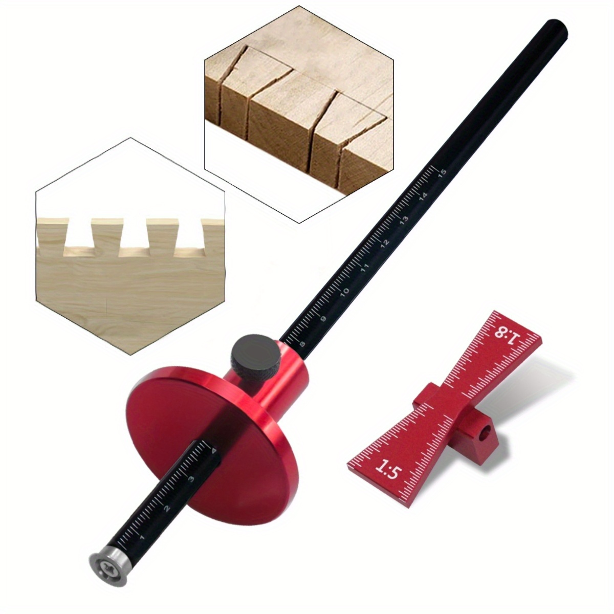 قاطع عجلة المحمل للخشب الناعم، - مراجعة Dovetail Marking Guide وسعره