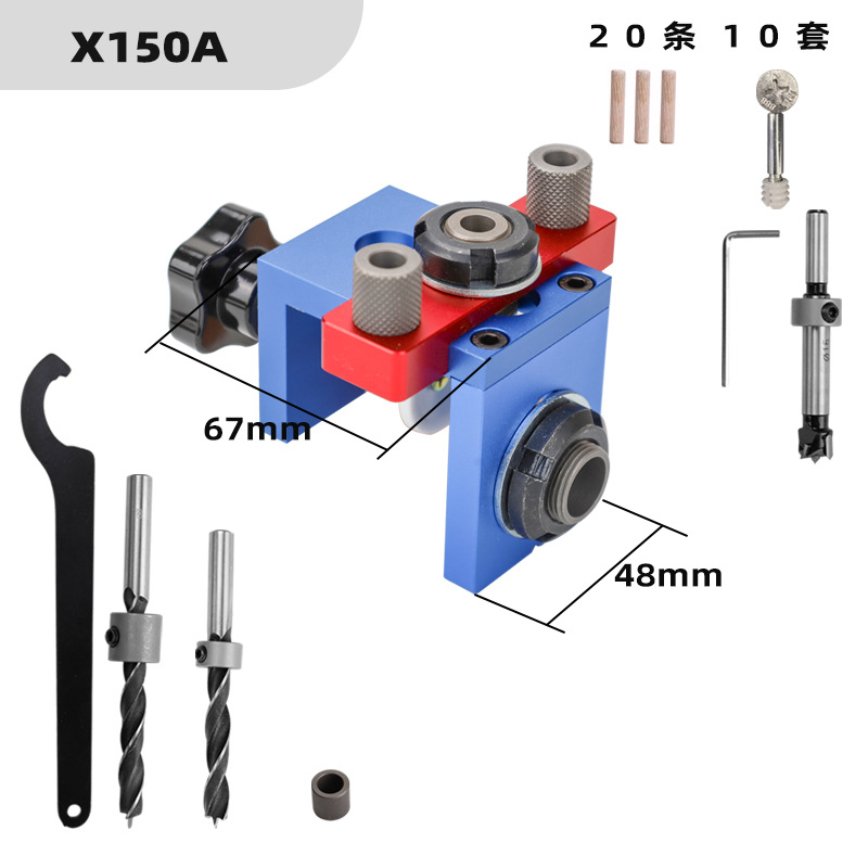 TEBAK W-136 جيب ثقب الرقصة عدة - مراجعة Dowel Jig Kit وسعره