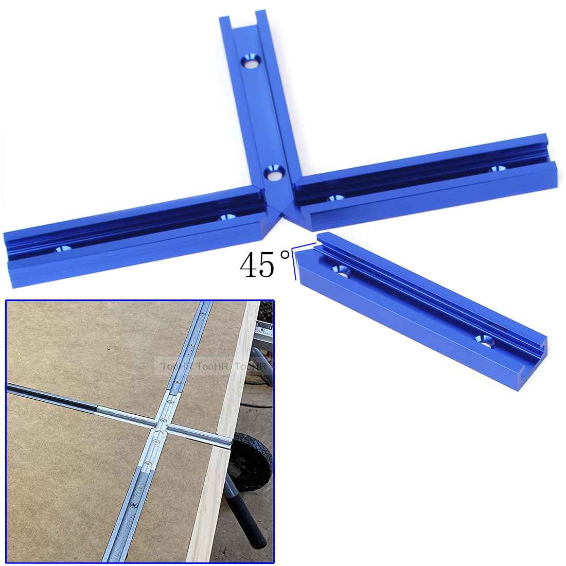 19 مللي متر T-Track فتحة ميتري - مراجعة Dowel Jig Kit وسعره