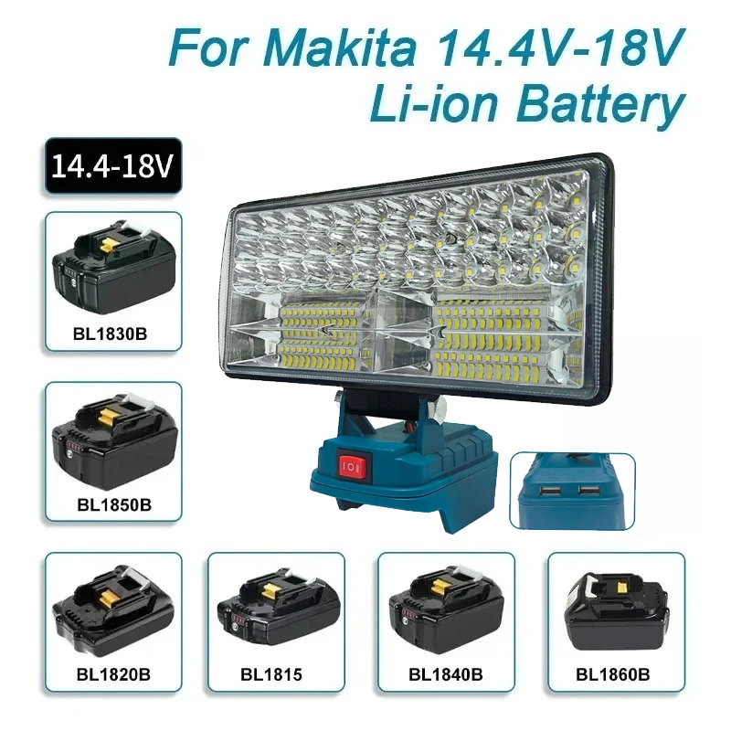 مصباح عمل LED محمول يعمل بالبط - مراجعة Tools In Electrical Workshop وسعره